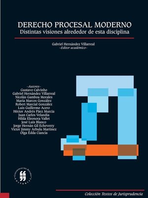 cover image of Derecho procesal moderno